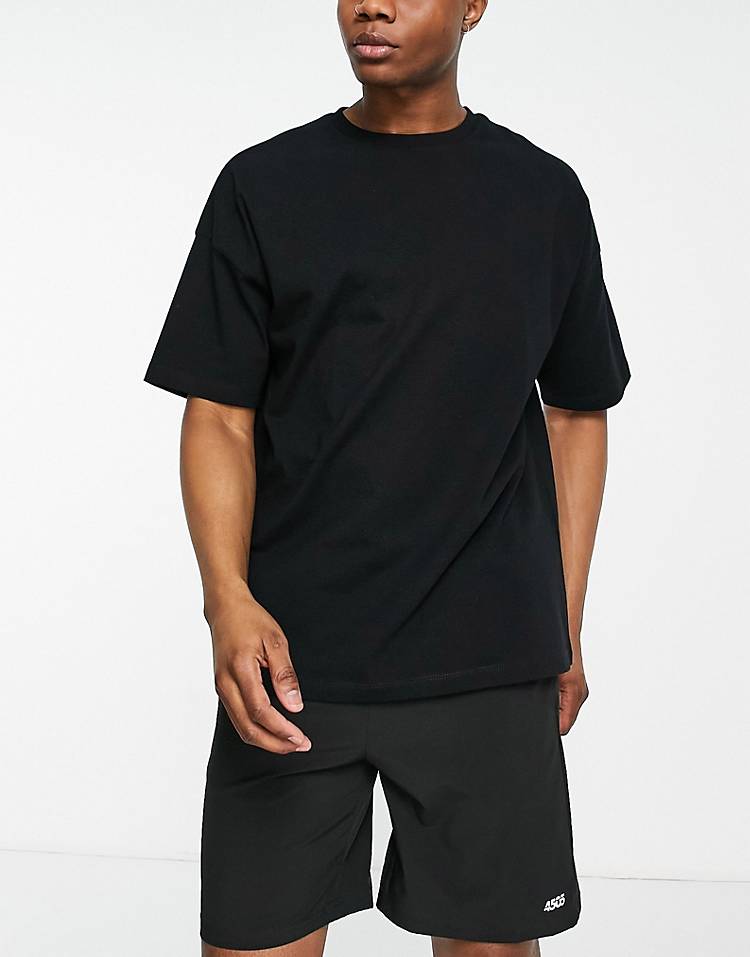 ASOS 4505 icon oversized training t-shirt in black